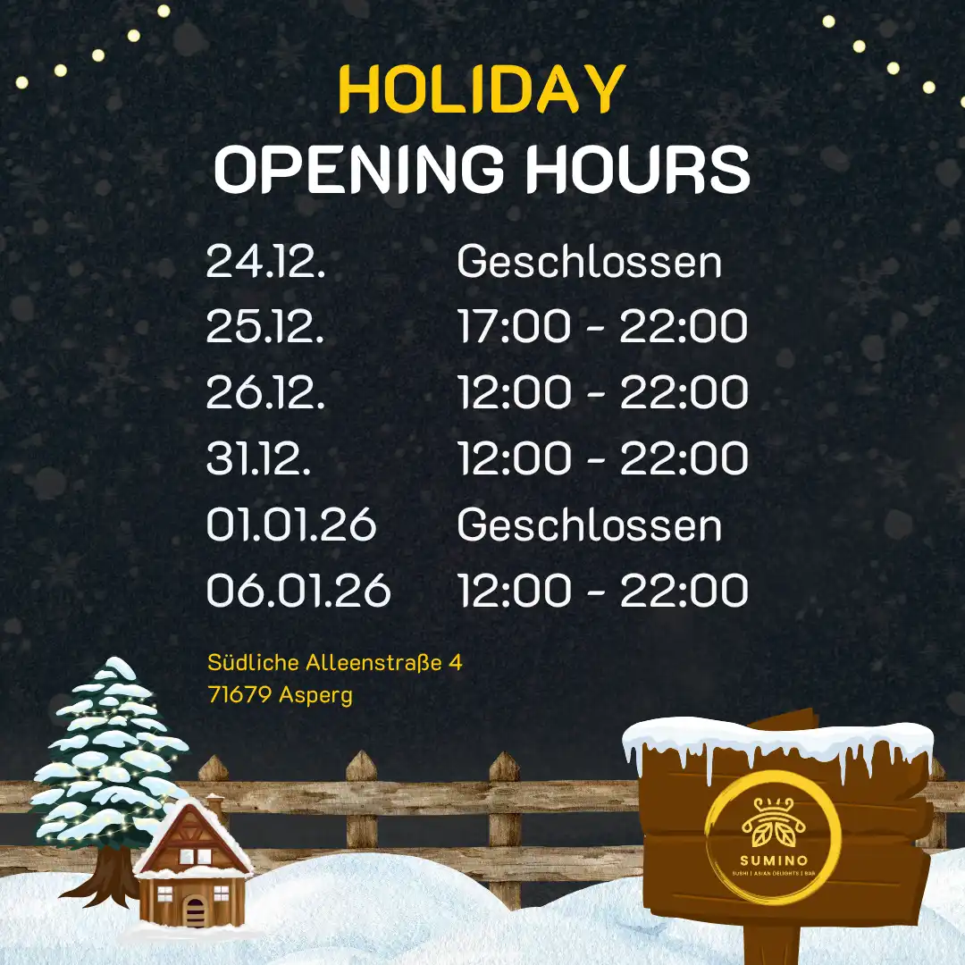 Öffnungszeiten Weihnachten